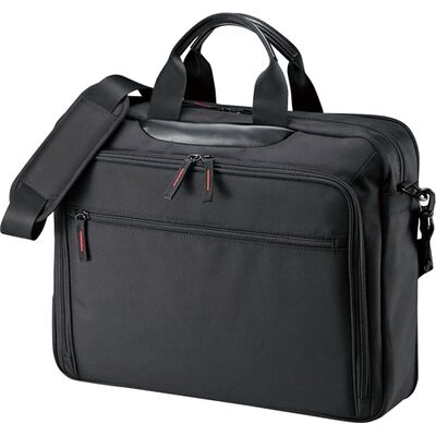 マチ拡張PCバッグ(15.6型ワイド対応・ブラック) BAG-W2BKN