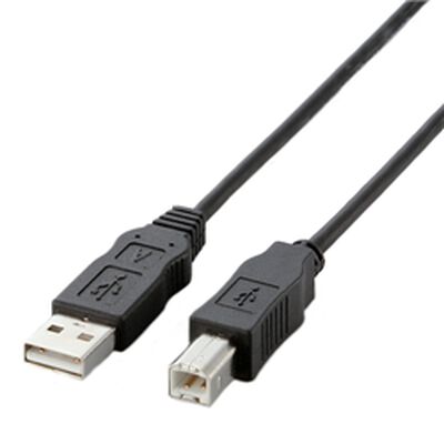 USBケーブル ABタイプ/1.0m(ブラック) USB2-ECO10
