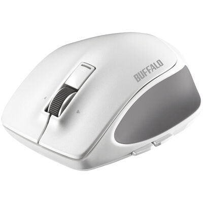 Bluetooth BlueLED プレミアムフィットマウス Lサイズ ホワイト BSMBB500LWH