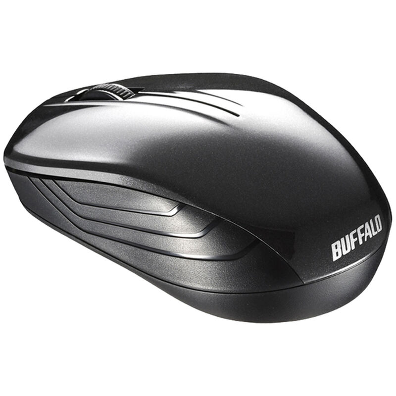 無線 BlueLED 3ボタン スタンダードマウス ブラック BSMBW107BK