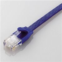 CAT6A準拠 GigabitフラットLANケーブル 20m(ブルーメタリック) LD-GFA/BM20