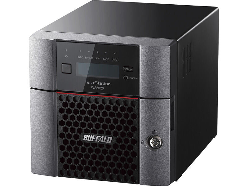 TeraStation WS IoT 2022 for Storage Workgroup Edition搭載デスクトップNAS 2ベイ 4TB WS5220DN04W2
