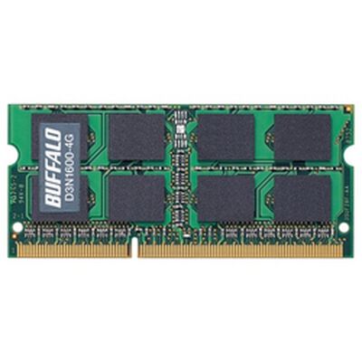 PC3-12800（DDR3-1600）対応 204Pin用 DDR3 SDRAM SO-DIMM 4GB