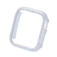 Apple Watch 40mm用ハードバンパー/&me/ストーン付/オーロラクリア AW-23EBPPJACR