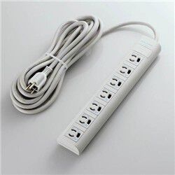 富士通 WEB MART | ぬけ止めマグネット雷タップ 3Pプラグ仕様 5M
