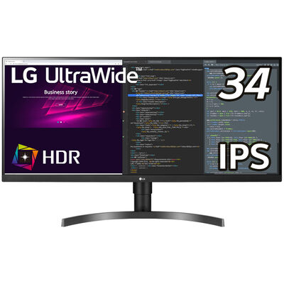 34型WQHDウルトラワイド液晶ディスプレイ(7Wx2/) 34WN750-B