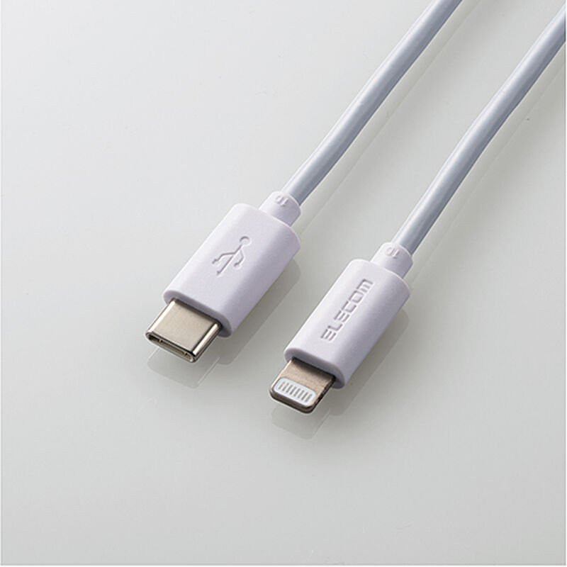 USB C-Lightningケーブル/スタンダード/0.5m/ホワイト MPA-CL05WH