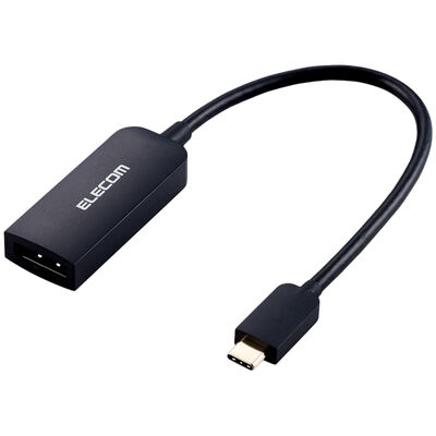 USB Type-C映像変換アダプタ/USB Type-C to DisplayPort/ブラック AD-CDPBK2