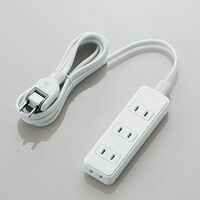 シャッタータップ/4個口/2m/ホワイト T-ST02N-2420WH