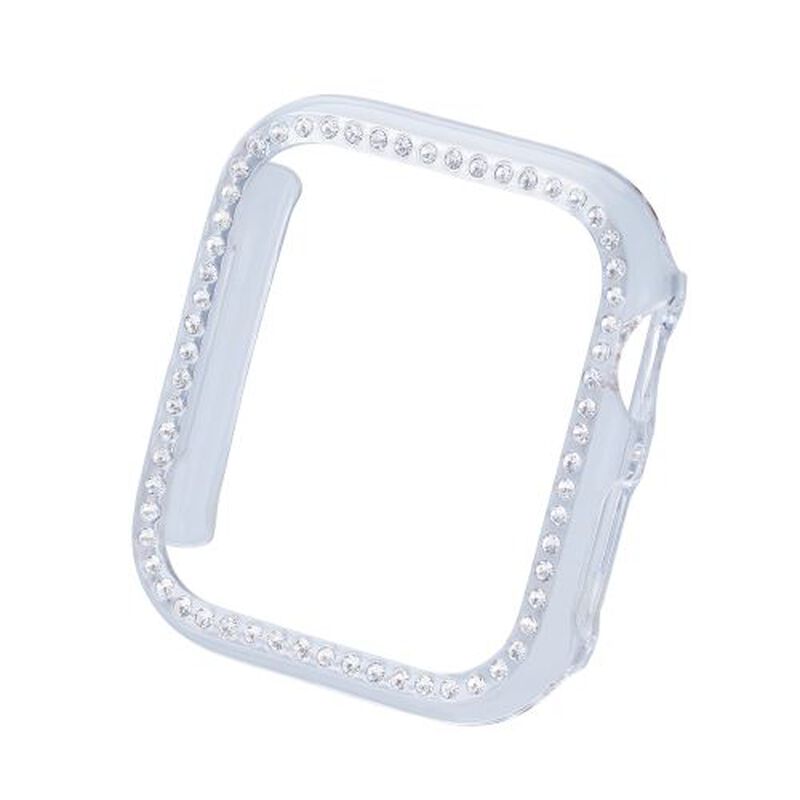 Apple Watch 40mm用ハードバンパー/&me/ストーン付/クリア AW-23EBPPJCR