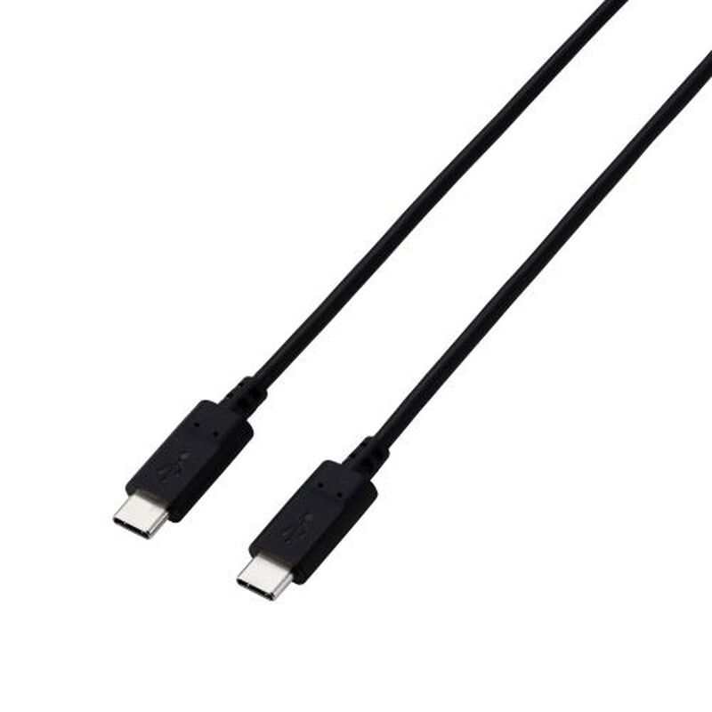 USB-C to USB-Cケーブル/USB PD対応/60W/スタンダード/2本/1.0m/ブラック MPA-CCTW10BK