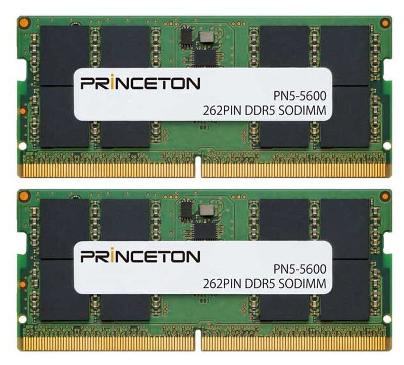 64GB（32GB 2枚組） DDR5-5600 262PIN SODIMM PN5-5600-32GX2