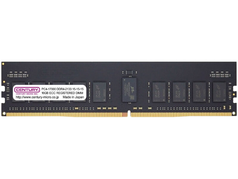 サーバー/ワークステーション用 PC4-17000/DDR4-2133 32GB（16GB×2） 288-pin Registered DIMM 1.2v 日本製 CB16GX2-D4RE213382