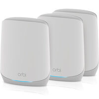 Orbi WiFi 6 AX5400 トライバンドメッシュWiFi システム スターターキット3台セット 初年度サブスク付属 RBK763S-100JPS