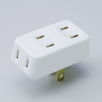 フロントタップ 3個口 ホワイト A-35H(W)