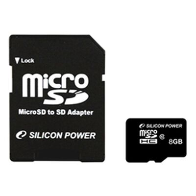 microSDHCカード 8GB (Class10) 永久保証 (SDHCアダプター付) SP008GBSTH010V10-SP