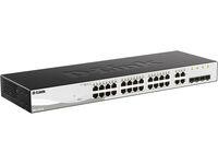 DGS-1210-28 ギガビットL2スマートスイッチ 10/100/1000BASE-Tポート×28、SFPコンボスロット×4 DGS-1210-28/F3