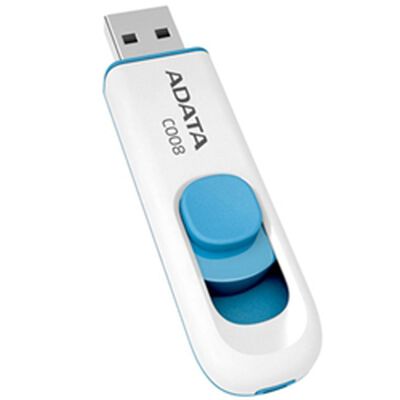 USB2.0直付型フラッシュメモリー Classic C008 32GB (ホワイト+ブルー) AC008-32G-RWE