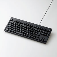 有線キーボード/メンブレン式/コンパクトサイズ/ブラック TK-FCM103BK