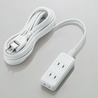 シャッタータップ/3個口/5m/ホワイト T-ST02N-2350WH