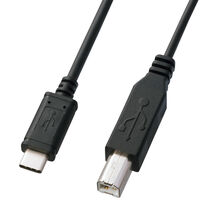 USB2.0 Type C-Bケーブル（1m・ブラック） KU-CB10