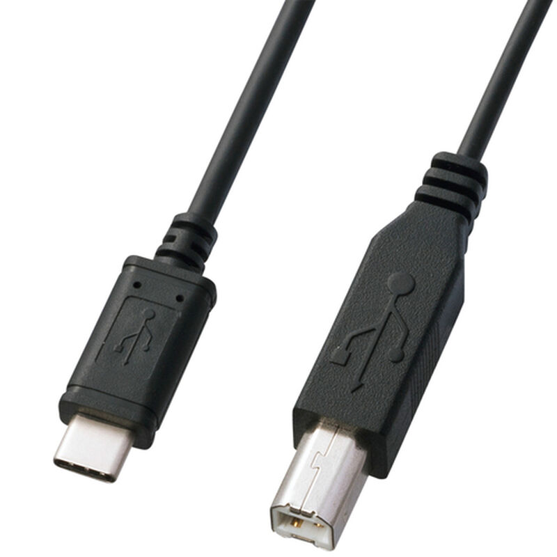 USB2.0 Type C-Bケーブル（1m・ブラック） KU-CB10