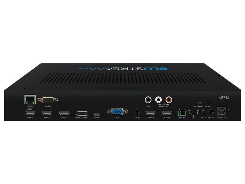 6入力2出力マルチフォーマット対応プレゼンスイッチャー MFP62