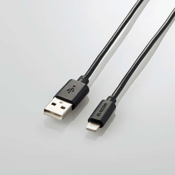 富士通WEB MART] Lightningケーブル/まとまるケーブル/形状記憶/抗菌/1.0m/ブラック MPA-MUAL10BK  ZCM-CB8G3LR1382 : 富士通