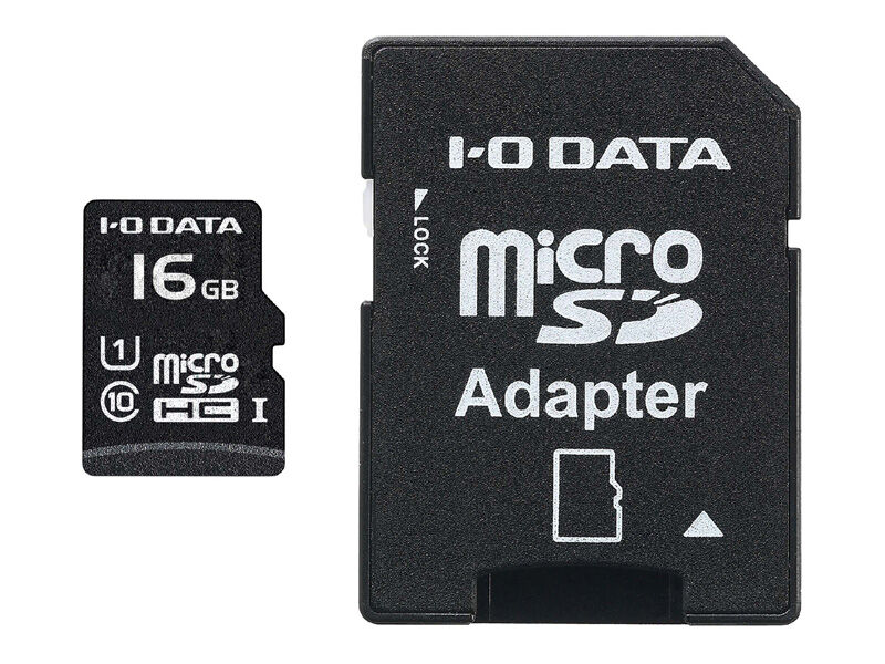 UHS-I UHS スピードクラス1対応microSDHCメモリーカード（SDカード変換アダプタ付） 16GB MSDU1-16GR
