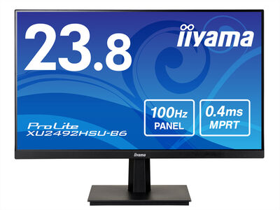 液晶ディスプレイ 23.8型/1920×1080/HDMI、DisplayPort/ブラック/スピーカー:あり/IPS方式 XU2492HSU-B6