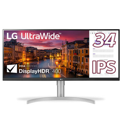 34型WFHDウルトラワイド液晶ディスプレイ(7Wx2/Freesync) 34WN650-W
