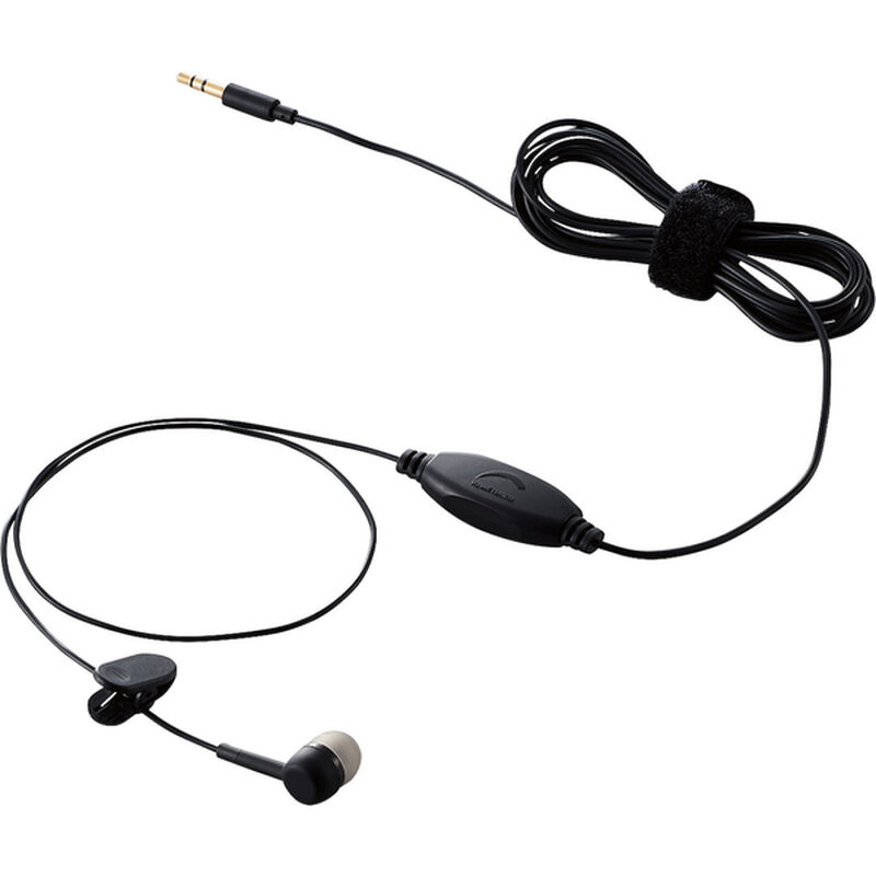 テレビ用モノラルヘッドホン/耳栓タイプ/&phi;10mmドライバー/AFFINITY SOUND/3.0m/ブラック EHP-TV11CM3BK