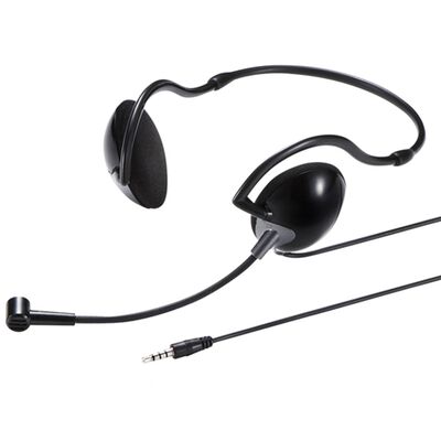 4極対応ヘッドセット（ブラック） MM-HS403BK