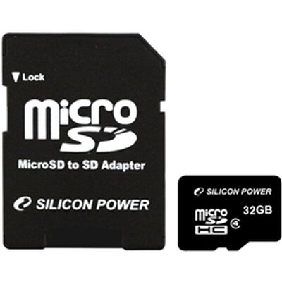 microSDHCカード 32GB (Class4) 永久保証 (SDHCアダプター付) SP032GBSTH004V10-SP