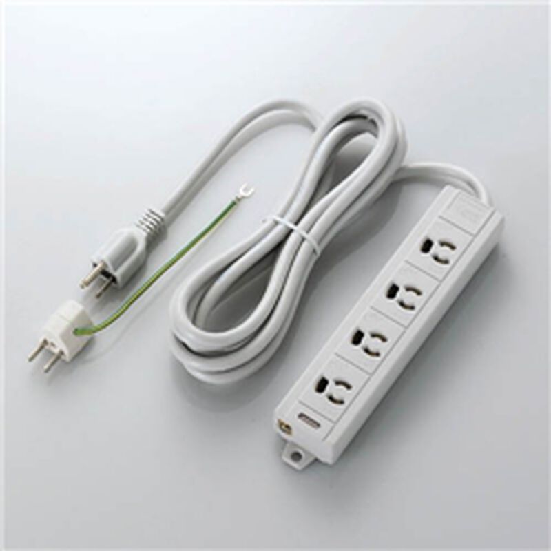 ROHS準拠マグネット付き抜けどめタップ(3P4口3m) T-ECOH3430NM