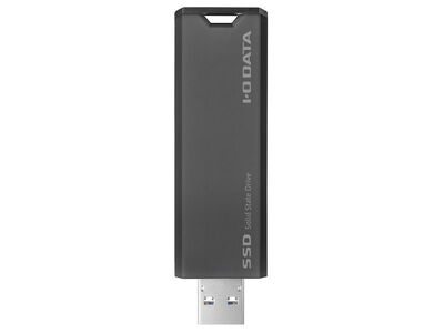 USB3.2 Gen2対応 スティックSSD 500GB グレー×ブラック SSPS-US500GR