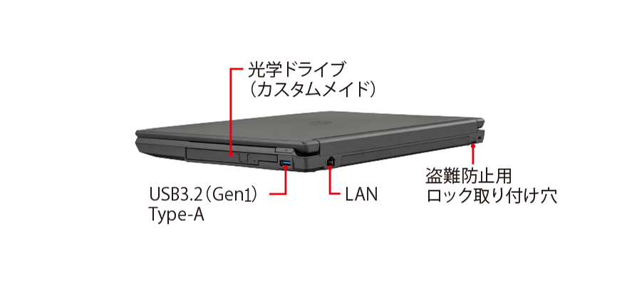 富士通パソコン | ダイレクトシリーズ A7511/HW、A5511/HW 外観