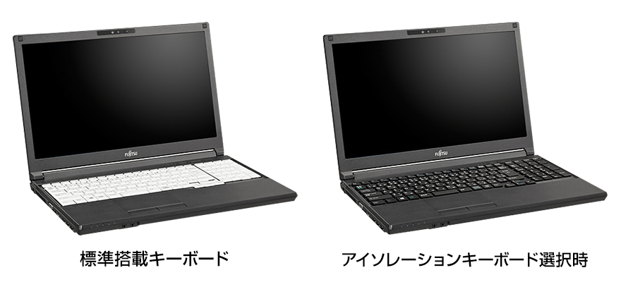 富士通パソコン | ダイレクトシリーズ A7511/HW、A5511/HW 外観