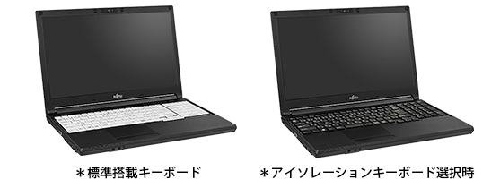 LIFEBOOK A747/RW、A577/RW 前面